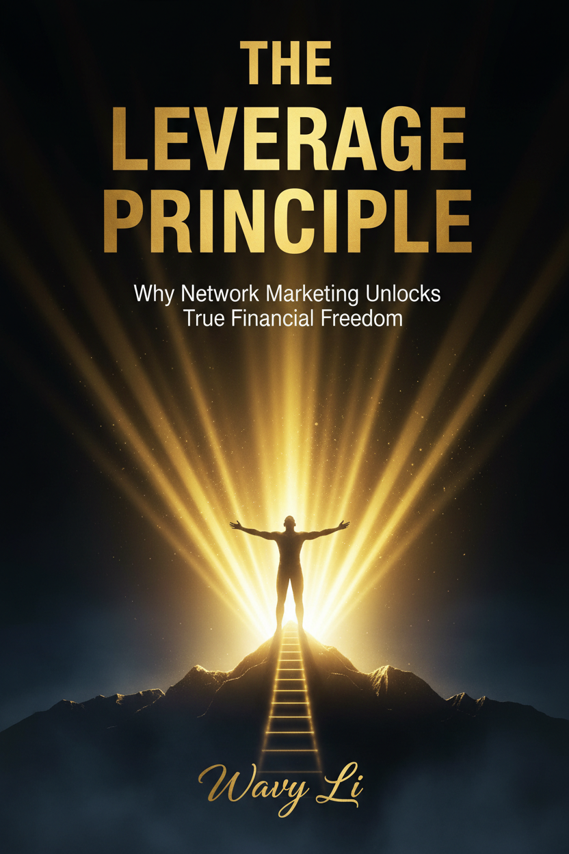 Book cover for The Leverage Principle by Wavy Li